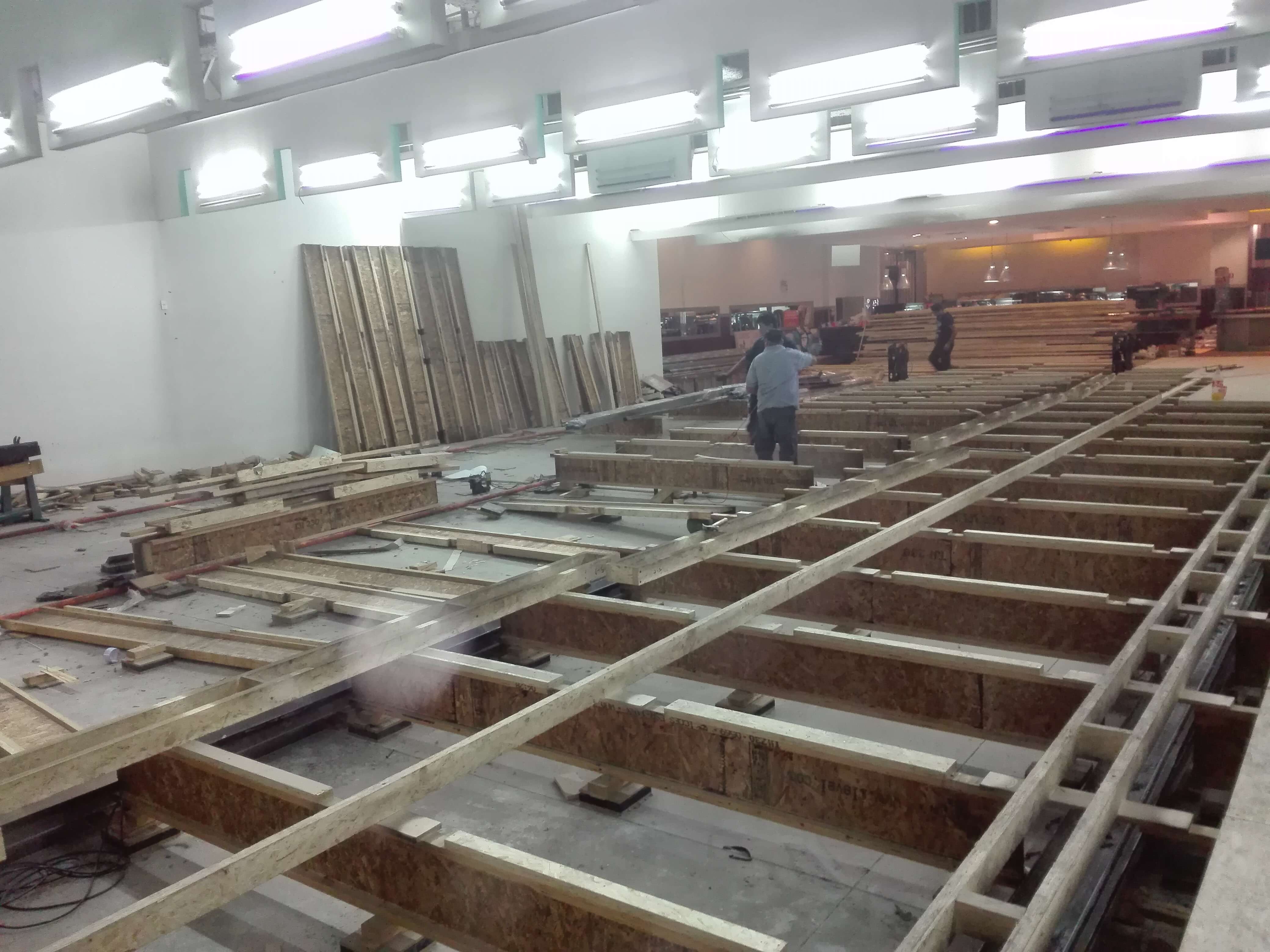Desinstalación Alto Las Condes - Proceso de desinstalación de pistas